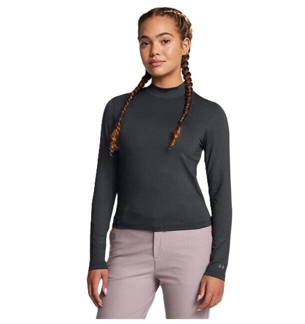 Under Armour Drive Long Sleeve Mock dámske tričko, čierne
