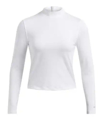 Under Armour Drive Long Sleeve Mock dámske tričko, biele