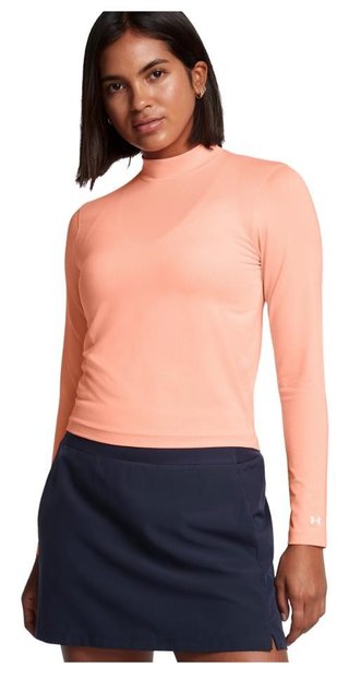 Under Armour Drive Long Sleeve Mock dámske tričko, flare orange