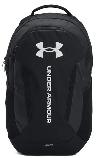 Under Armour Hustle 6.0 Backpack unisex, čierny