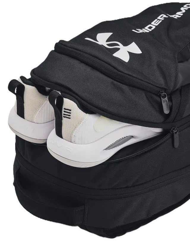 Under Armour Hustle 6.0 Backpack unisex, čierny