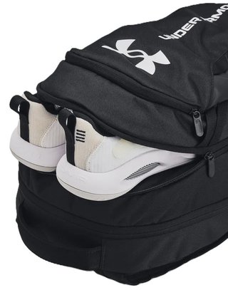 Under Armour Hustle 6.0 Backpack unisex, čierny