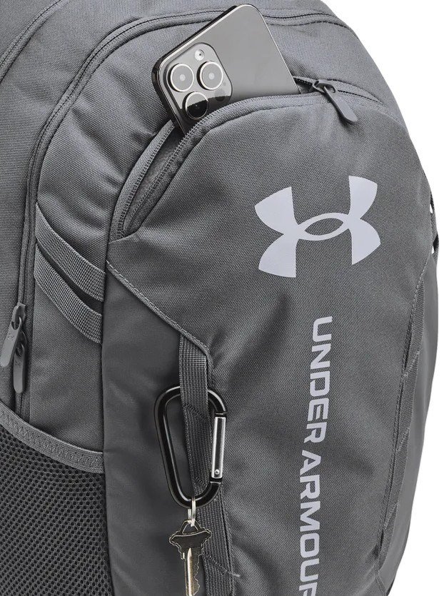 Under Armour Hustle 6.0 Backpack unisex, sivý