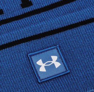 Under Armour Halftime Pom Beanie unisex zimná čiapka, modrá