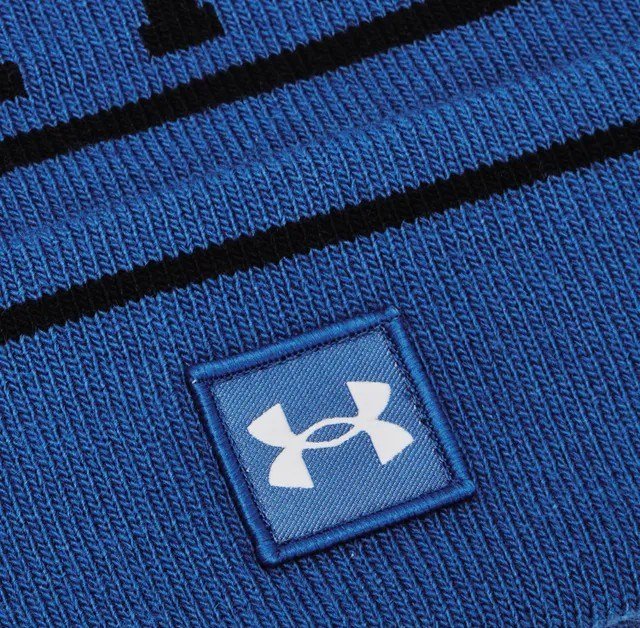 Under Armour Halftime Pom Beanie unisex zimná čiapka, modrá