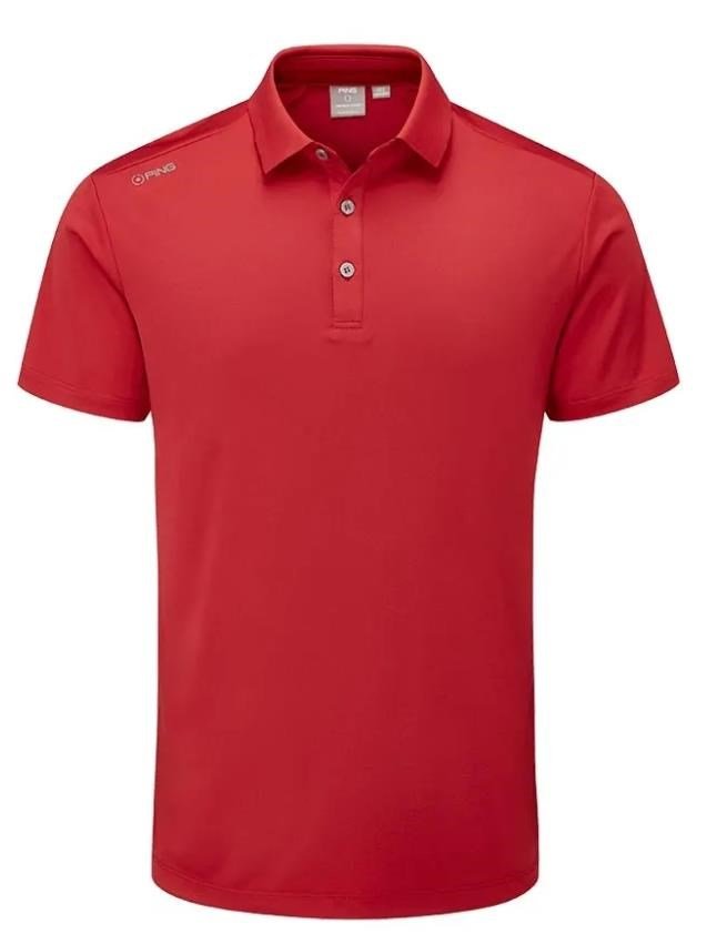 PING Lindum pánske polo, rich red