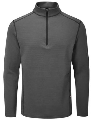 PING Edwin Half Zip pánska mikina, asphalt