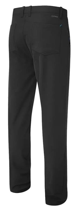 PING Alderley Slim Fit pánske nohavice, čierne