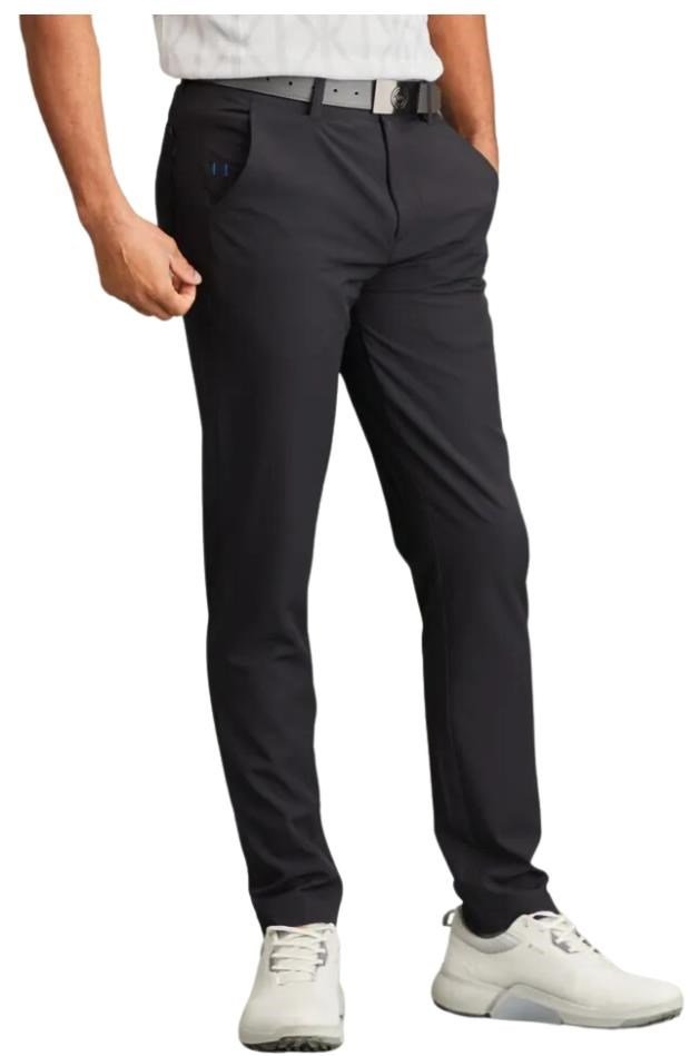 PING Alderley Slim Fit pánske nohavice, čierne