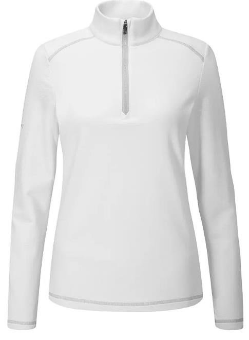 PING Sonya Fleece dámska mikina, biela