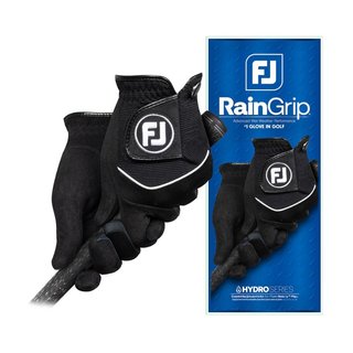 Footjoy RainGrip 24 pánske golfové rukavice (pár), čierna