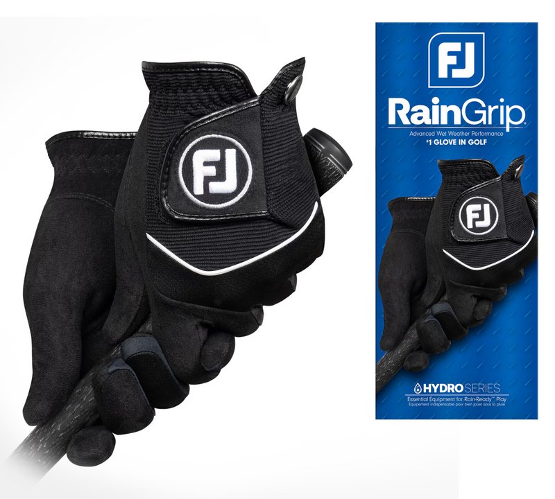 FootJoy RainGrip dámska rukavica (1 pár), čierna