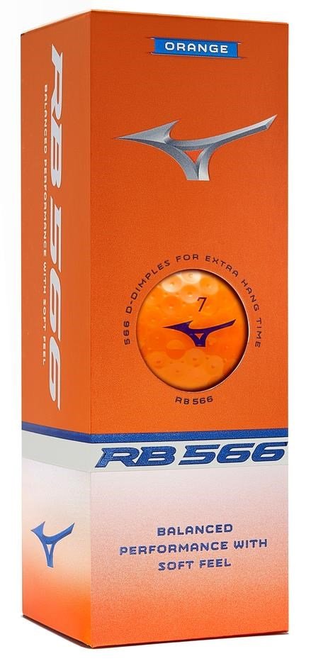 Mizuno RB 566 golfové loptičky, oranžové