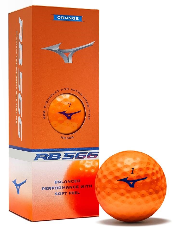 Mizuno RB 566 golfové loptičky, oranžové