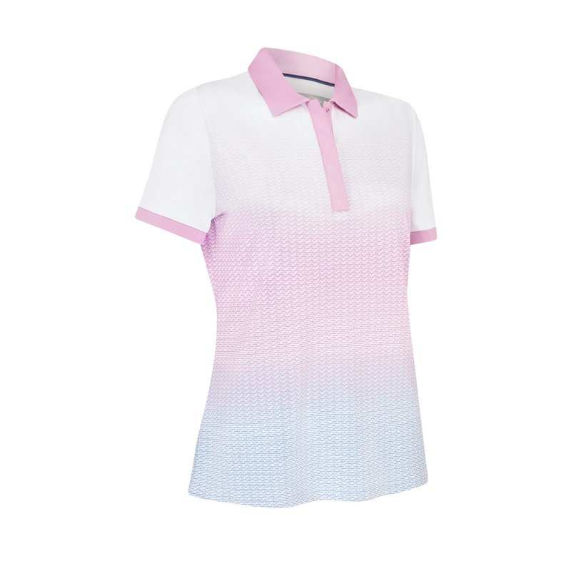 Callaway Chev Gradient dámske polo, brilliant white
