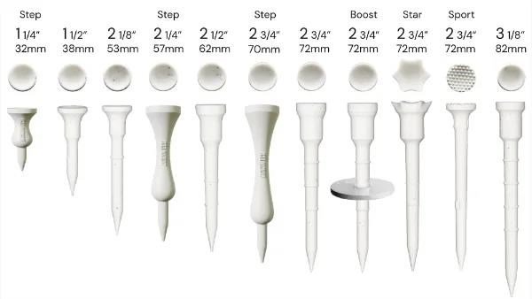 Lignum Ecoline Next Step Tee 57mm (2 1/4"), 12 pack