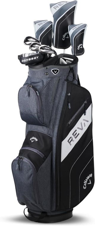 Callaway Reva 8PC Black dámsky golfový set, grafit