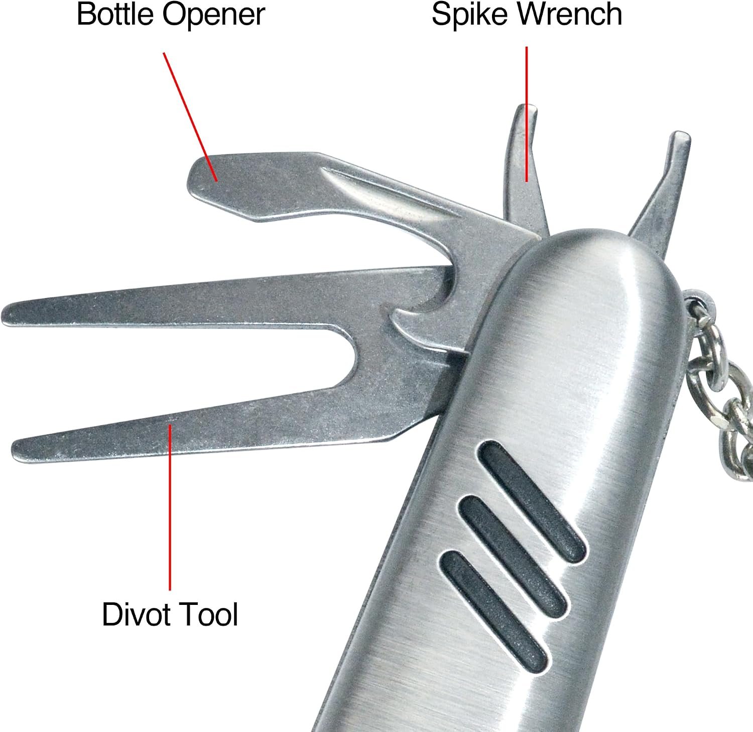 PGA Tour Multi-Tool Outil Polyvalent nástroj na divot, strieborný