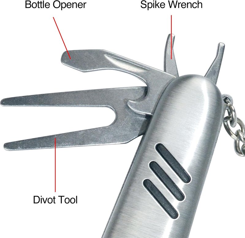 PGA Tour Multi-Tool Outil Polyvalent nástroj na divot, strieborný