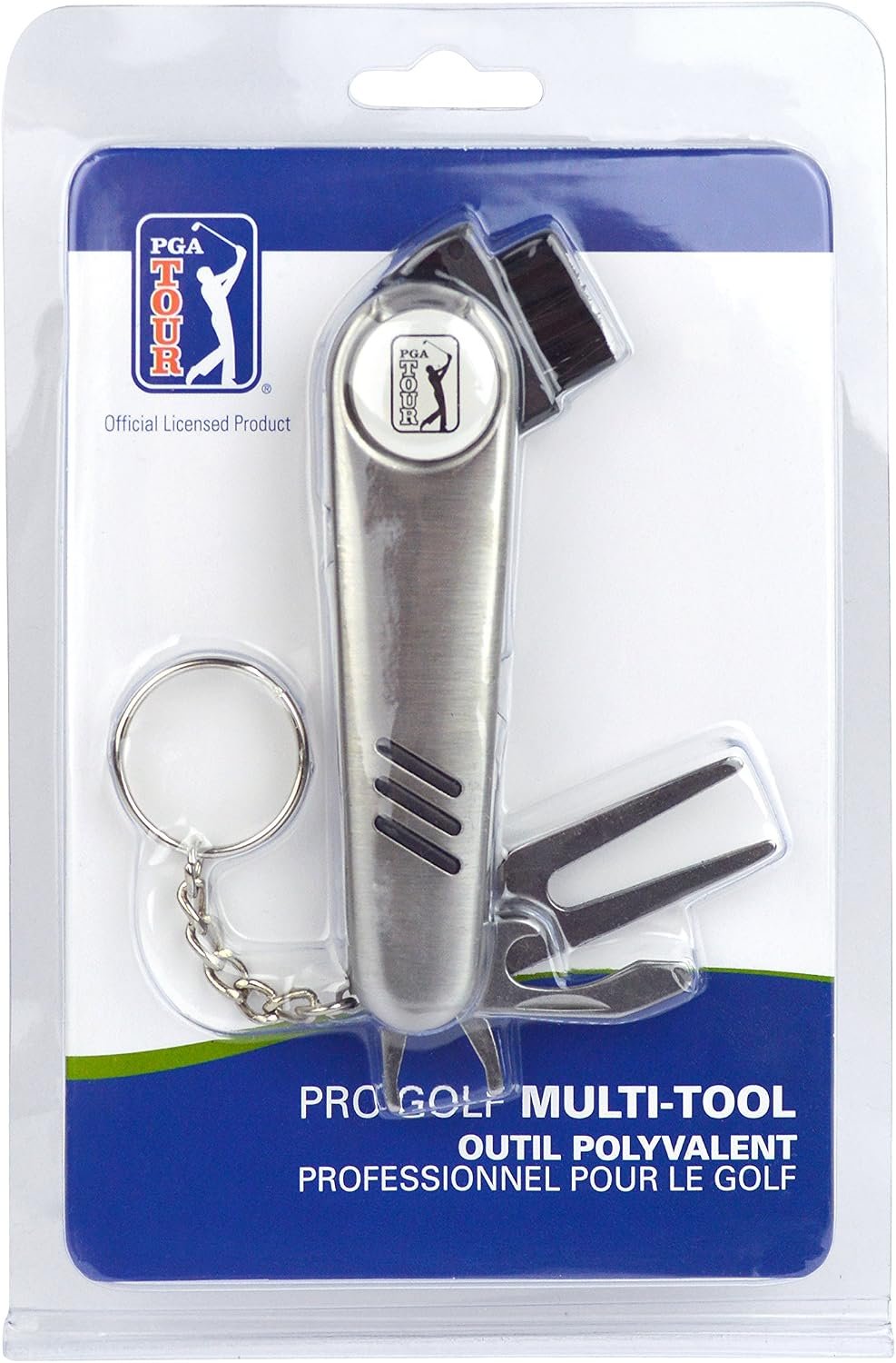 PGA Tour Multi-Tool Outil Polyvalent nástroj na divot, strieborný