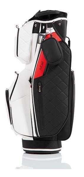 JuCad First Class cart bag, čierno-červený