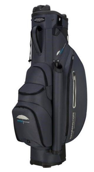 Bennington QO9 Water Resistant cart bag, navy/silver