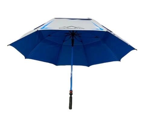 Sun Mountain H2NO Chrome UV dáždnik 68", modrá