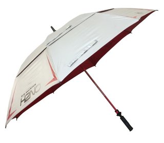 Sun Mountain H2NO Chrome UV dáždnik 68", červená