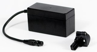 Davies Caddy Lithium batéria (kapacita 9Ah, uchytenie na prednej náprave), čierna