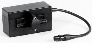 Davies Caddy Lithium batéria (kapacita 9Ah, uchytenie na prednej náprave), čierna