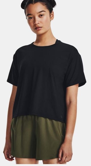 Under Armour Motion Short Sleeve dámske tričko, čierne
