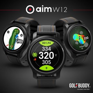 Golf Buddy aim W12 GPS golfové hodinky