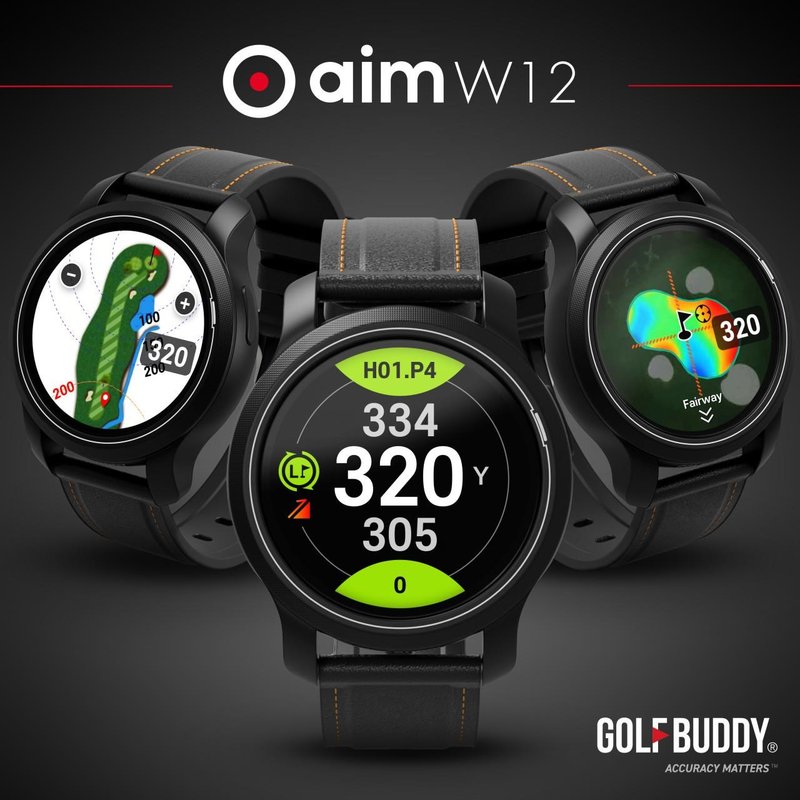 Golf Buddy aim W12 GPS golfové hodinky