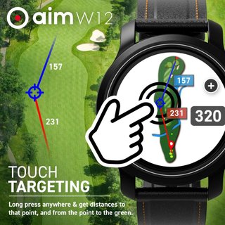 Golf Buddy aim W12 GPS golfové hodinky