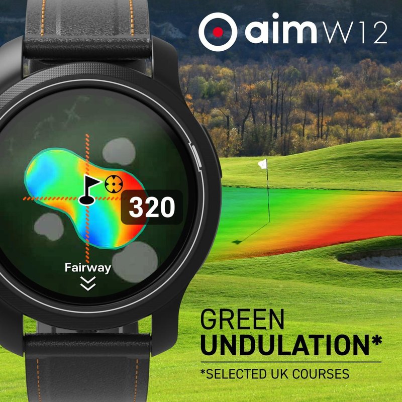 Golf Buddy aim W12 GPS golfové hodinky