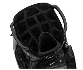 JuCad Aquastop Plus Facelift cart bag, čierno/bielo/červený
