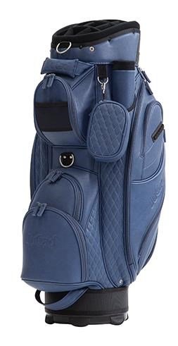 JuCad Style cart bag, tmavomodrý/leather optic