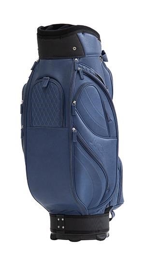 JuCad Style cart bag, tmavomodrý/leather optic