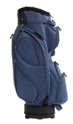 JuCad Style cart bag, tmavomodrý/leather optic
