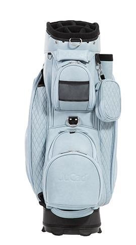 JuCad Style cart bag, bright blue/leather optic