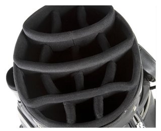 JuCad Style cart bag, červená/koža optik