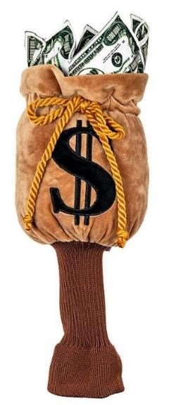 Daphne's Headcovers Money Bag kryt hlavy
