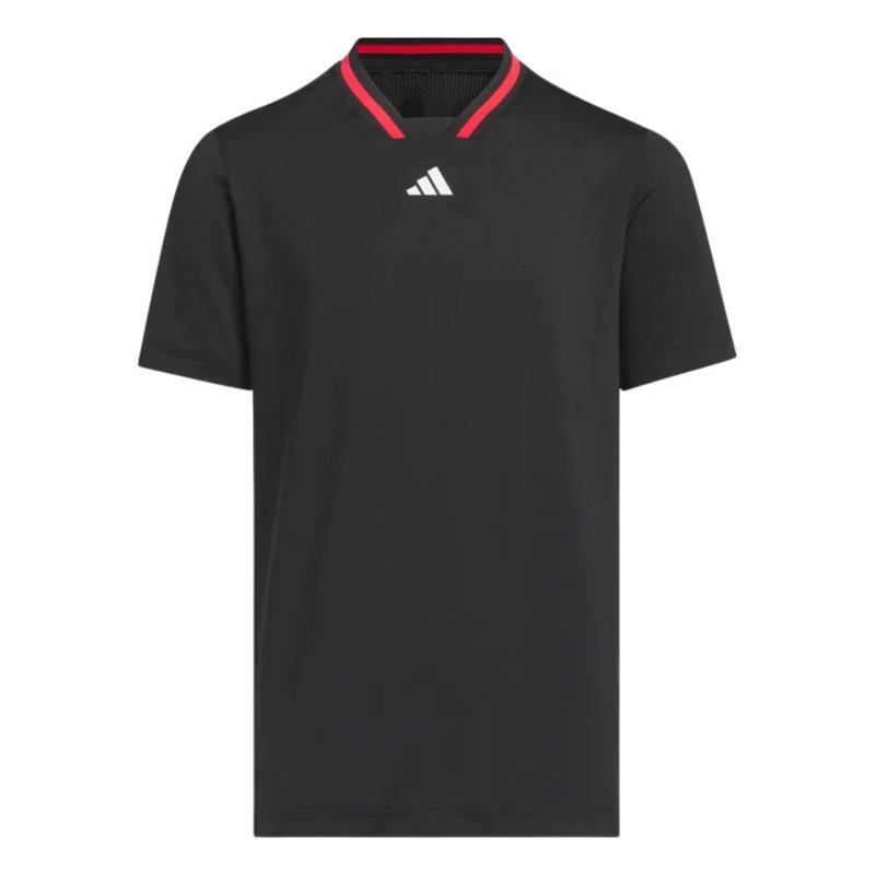 Adidas Sport Collar chlapčenské polo, čierne