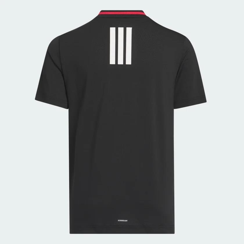 Adidas Sport Collar chlapčenské polo, čierne