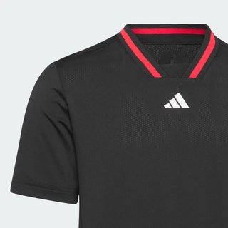 Adidas Sport Collar chlapčenské polo, čierne