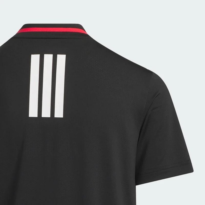 Adidas Sport Collar chlapčenské polo, čierne