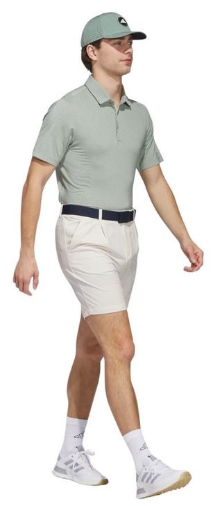 Adidas Ultimate365 Mini Bunker pánske polo, silver green