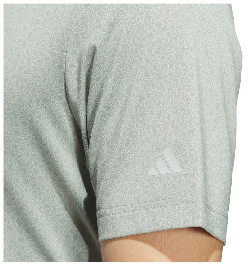 Adidas Ultimate365 Mini Bunker pánske polo, silver green