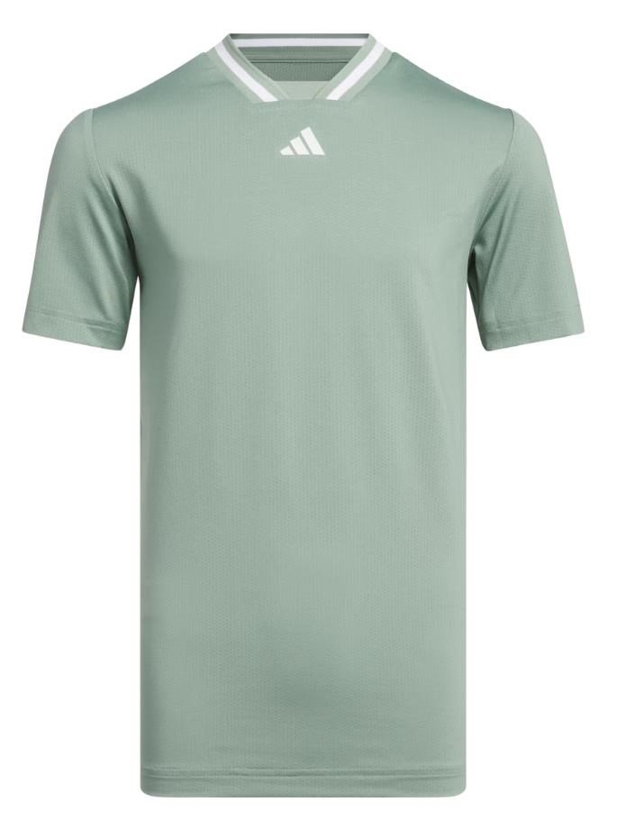 Adidas Collar junior detské polo, silver green