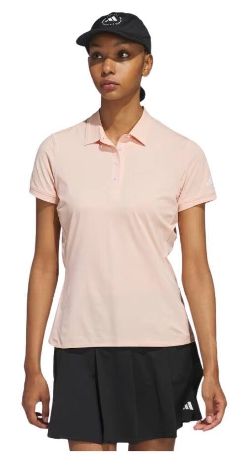 Adidas Ultimate365 Tour Twistknit dámske polo, powder coral